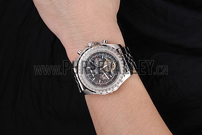 Breitling Bentley Mulliner Tourbillon Black Dial Stainless Steel Case And Bracelet 622731
