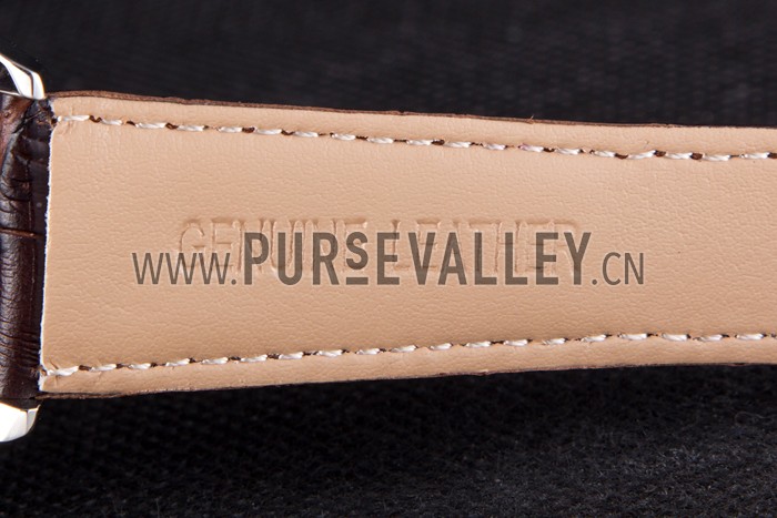 Tag Heuer Carrera Mikrograph Limited Edition Brown Leather Strap 7916