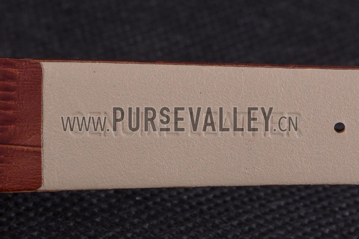 La D de Dior Brown Leather Strap with Brown Dial 621511