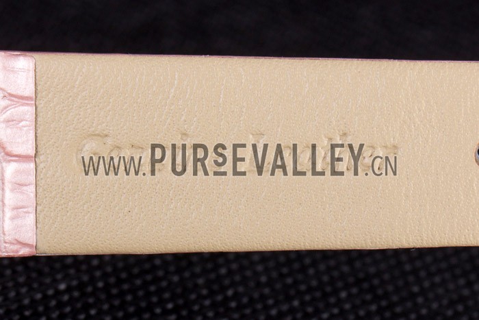 Bvlgari ZERO1 Butterfly Motif Light Pink Leather Band 621584