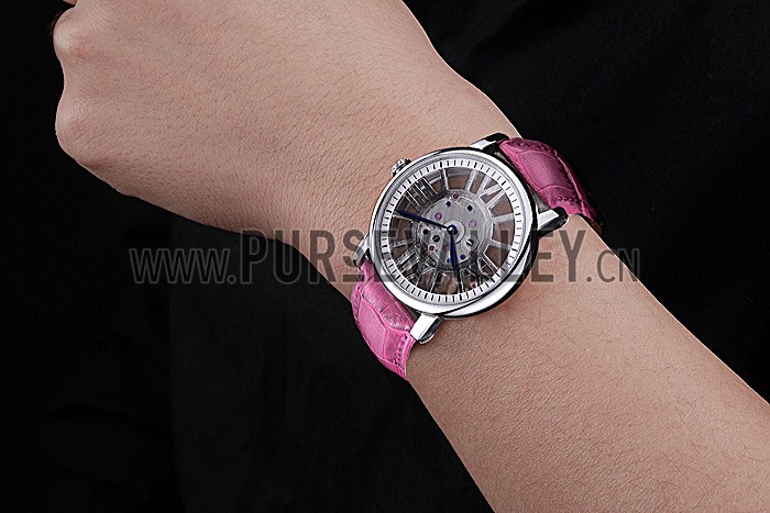 Cartier Rotonde Skeleton Flying Tourbillon Pink 621973