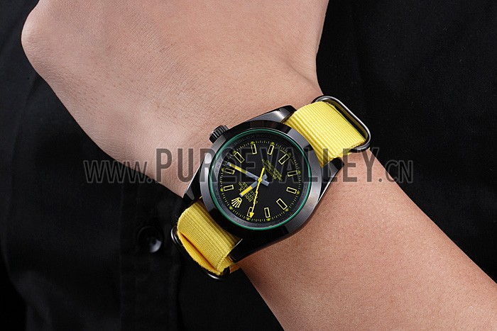 Rolex Milgauss Bamford Yellow Nylon Strap 621999