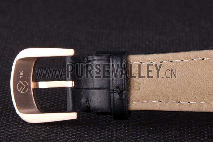 Franck Muller Casablanca White Dial Numbers Rose Gold Bezel 80304