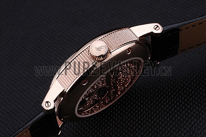 Breguet Classique Grande Complication Tourbillon Gold Case Black Dial Black Leather Strap 622211