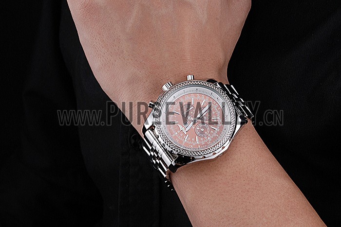 Breitling Bentley 6.75 Speed Bronze Dial Stainless Steel Case And Bracelet 622213