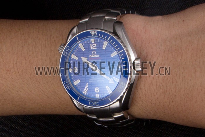 Omega James Bond Skyfall Watch with Blue Dial and Blue Bezel om230 621382