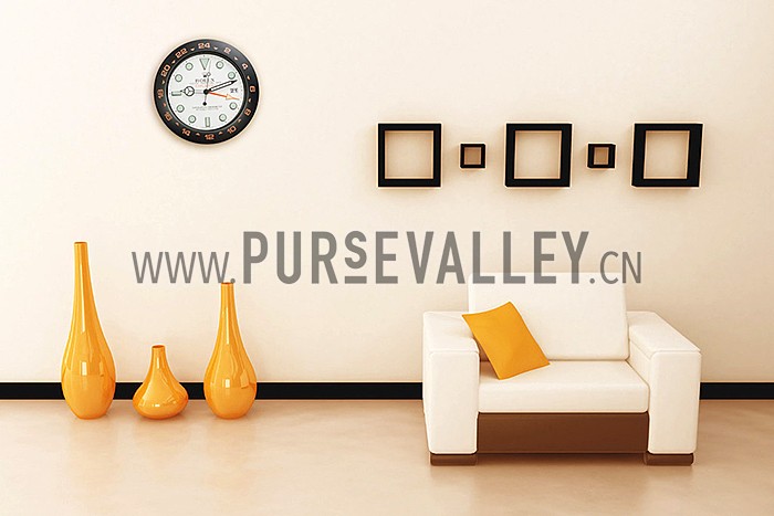 Rolex Explorer II Wall Clock Black-Orange 622479