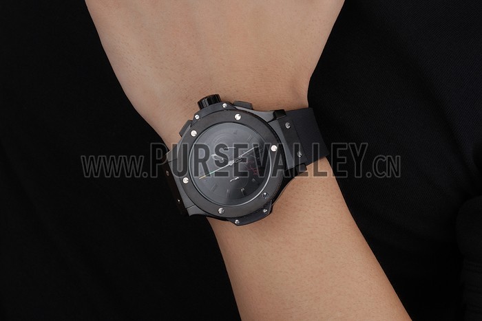 Hublot Limited Edition Ayrton Senna 2009 Black Dial Watch 98073