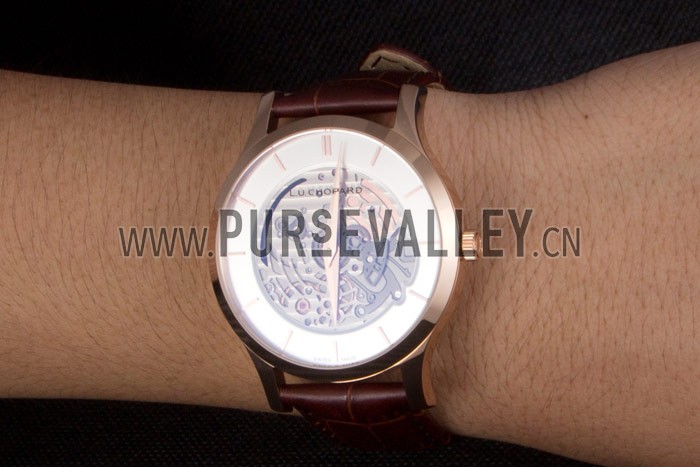 Chopard Skeletek Rose Gold Watch cp90 621369