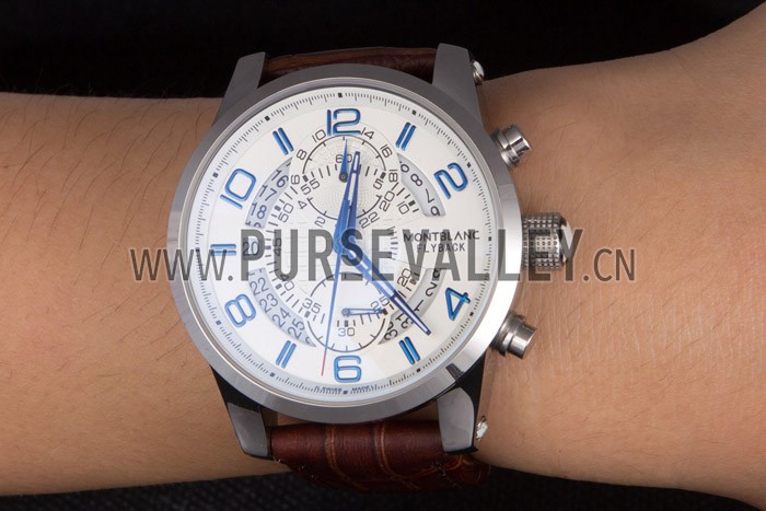 Montblanc Flyback Brown Leather Band 621626