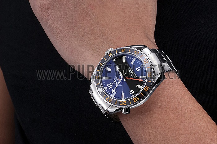 Swiss Omega Seamaster Stainless Steel Black Dial 622019