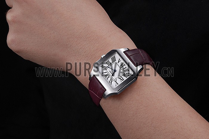 Cartier Santos 100 Polished Stainless Steel Bezel 621923