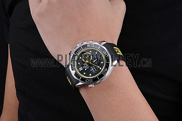 Omega Seamaster Planet Ocean Black Rubber Bracelet 622048