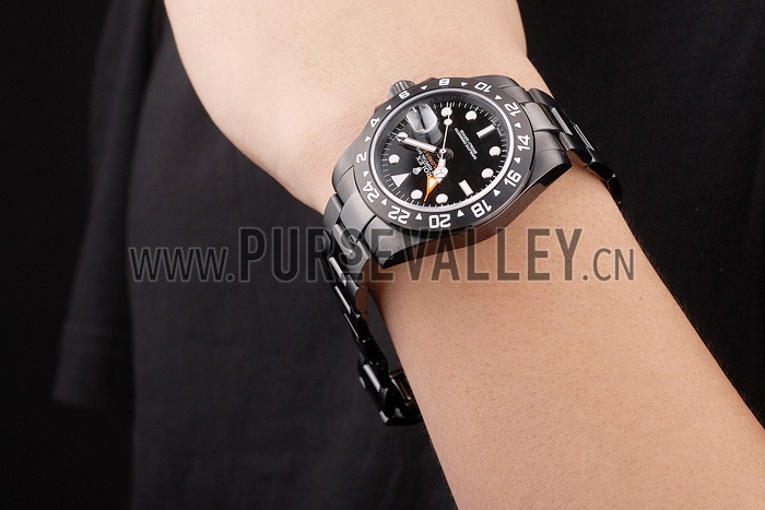 Rolex Swiss Explorer Black Ceramic Bezel Black Dial Tachymeter 98239
