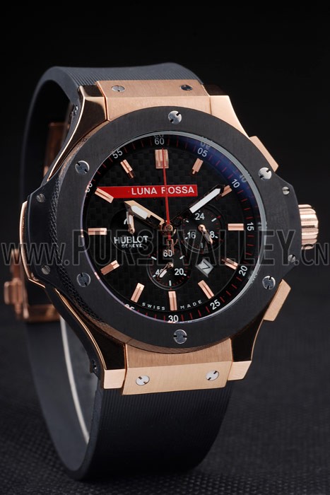 Hublot Limited Edition Luna Rosa Gold Dial Watch