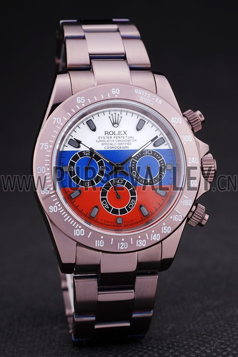 Rolex Cosmograph Daytona Copper Bracelet Russian Flag Dial 7471