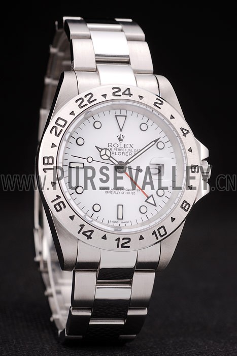 Rolex Explorer Stainless Steel Tachymeter White Dial
