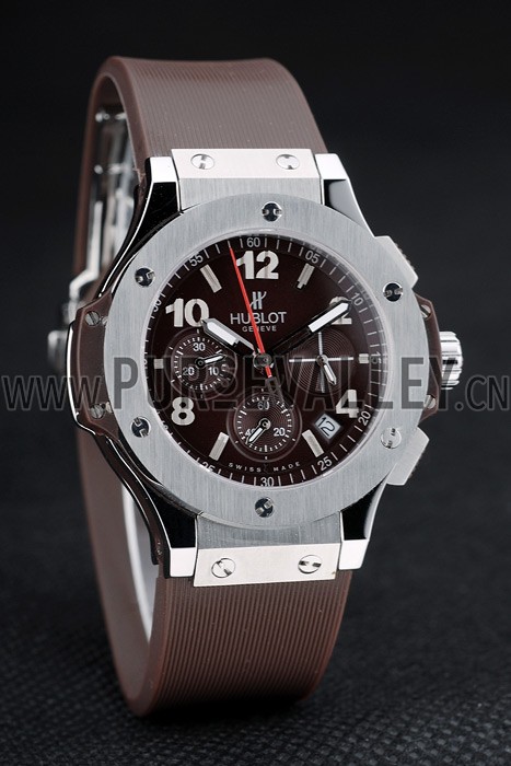 Hublot Big Bang Brown Strap White Dial Watch