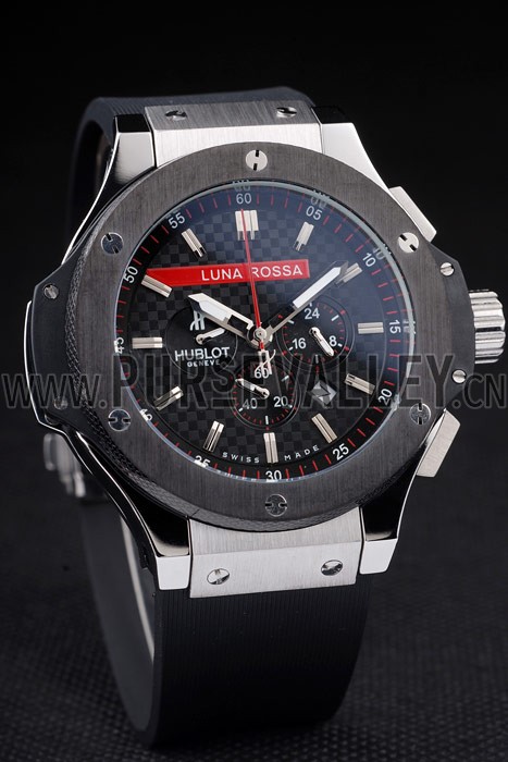 Hublot Limited Edition Luna Rosa Black Dial Watch
