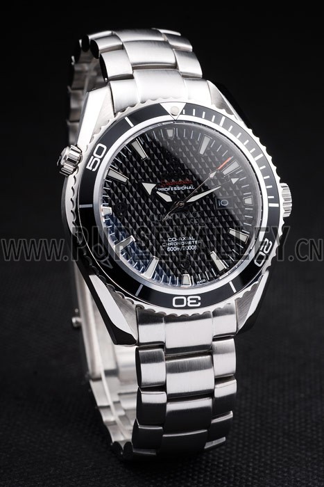 Omega Seamaster Planet Ocean Co-axial Black Case Black Dial 98103