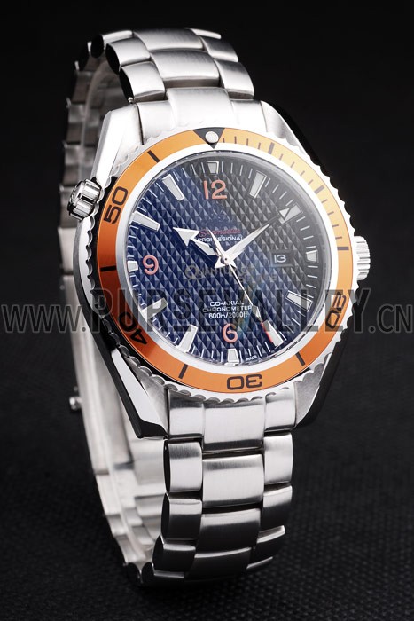 Omega Seamaster Planet Ocean Co-axial Orange Case Black Dial 98102