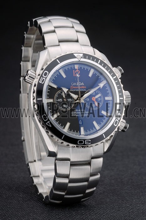 Omega Seamaster Planet Ocean Black Tachymeter Black Dial Stainless Steel Strap 80240