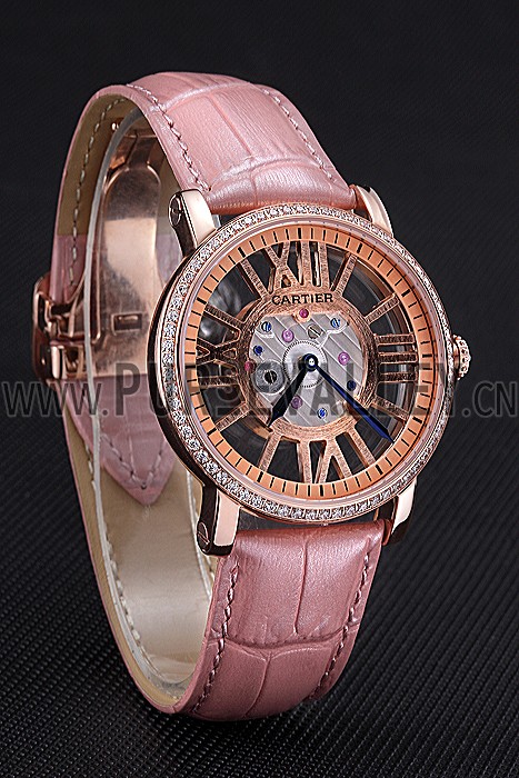 Cartier Rotonde Skeleton Flying Tourbillon Light Pink 621960