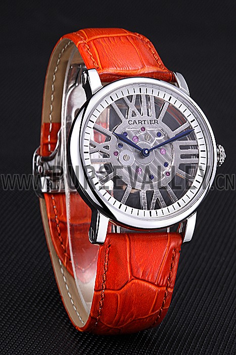 Cartier Rotonde Skeleton Flying Tourbillon Orange 621969