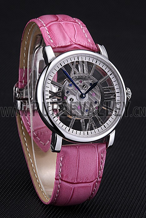 Cartier Rotonde Skeleton Flying Tourbillon Pink 621973