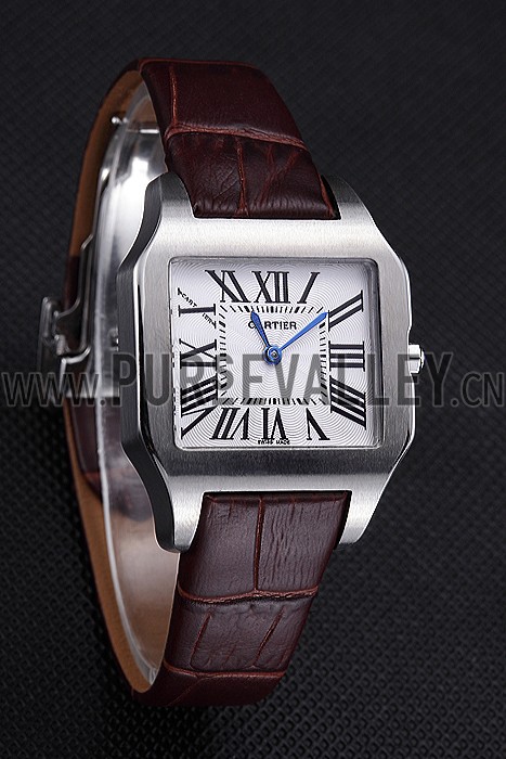 Cartier Santos 100 Polished Stainless Steel Bezel 621923