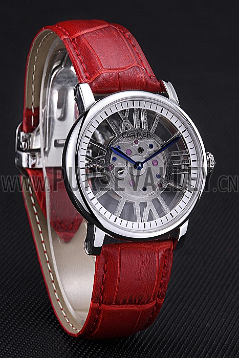 Cartier Rotonde Skeleton Flying Tourbillon Red 621967
