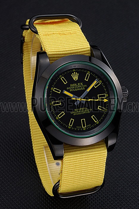 Rolex Milgauss Bamford Yellow Nylon Strap 621999