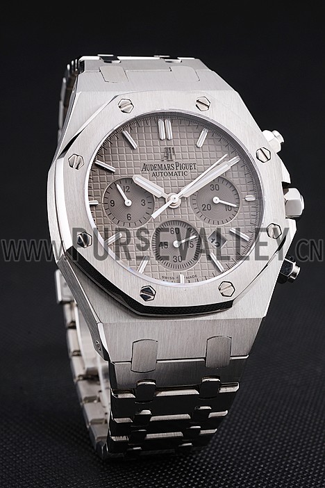 Swiss Audemars Piguet Royal Oak Chronograph Grey Dial Stainless Steel Case And Bracelet 622869