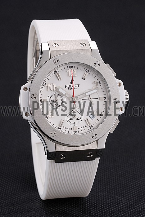 Hublot Big Bang White Strap White Dial Watch