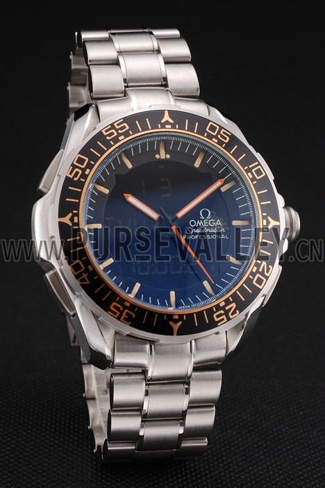 Omega Speedmaster Skywalker X-33 Black Dial Orange On Black Bezel Stainless Steel Case And Bracelet
