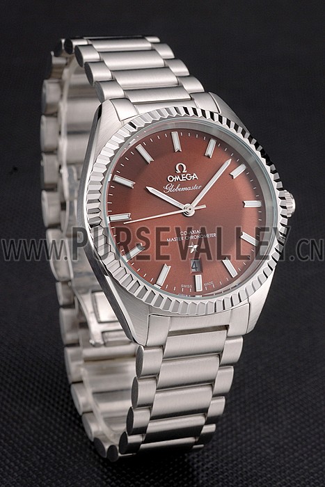 Omega Globemaster Brown Dial Stainless Steel Case And Bracelet
