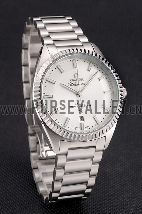 Omega Globemaster Silver Dial Stainless Steel Case And Bracelet