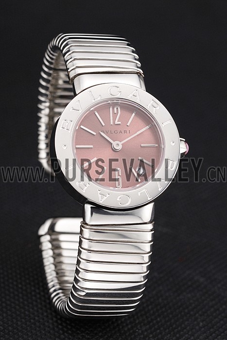 Bvlgari Bvlgari Light Brown Dial Stainless Steel Case And Tubogas Bracelet