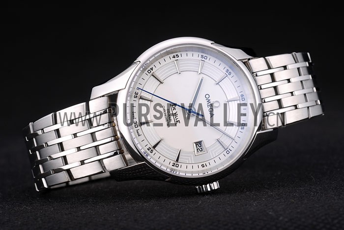 Omega Swiss DeVille Stainless Steel Bezel White Dial 7601