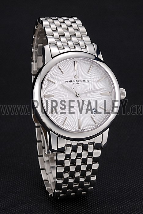 Vacheron Constantin Patrimony Silver Dial Stainless Steel Case And Bracelet 62290