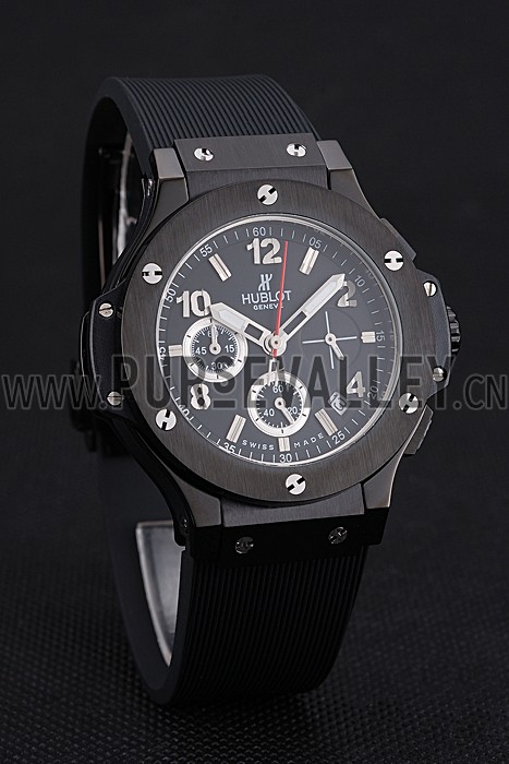 Hublot Big Bang Black Strap Black Dial Watch