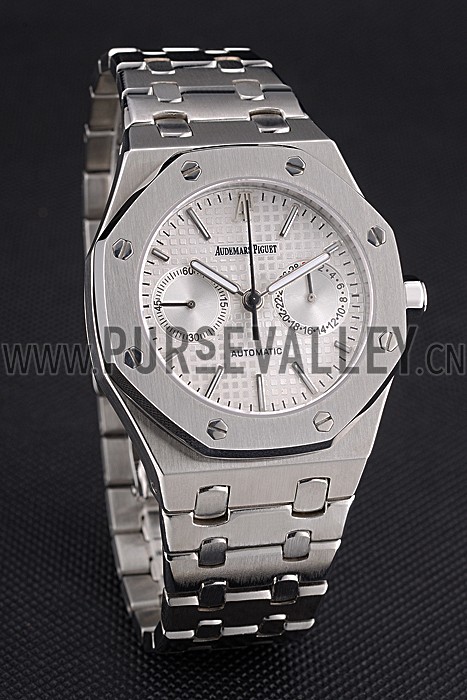 Swiss Audemars Piguet Royal Oak White Dial Stainless Steel Case And Bracelet 622872