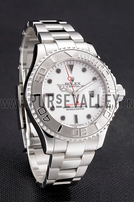 Rolex Yacht-Master White Dial Stainless Steel Case And Bracelet