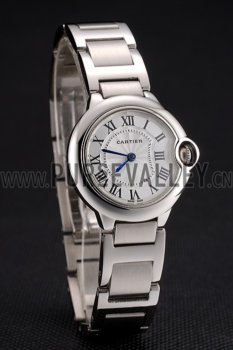 Cartier Ballon Bleu 30mm White Dial Stainless Steel Case And Bracelet