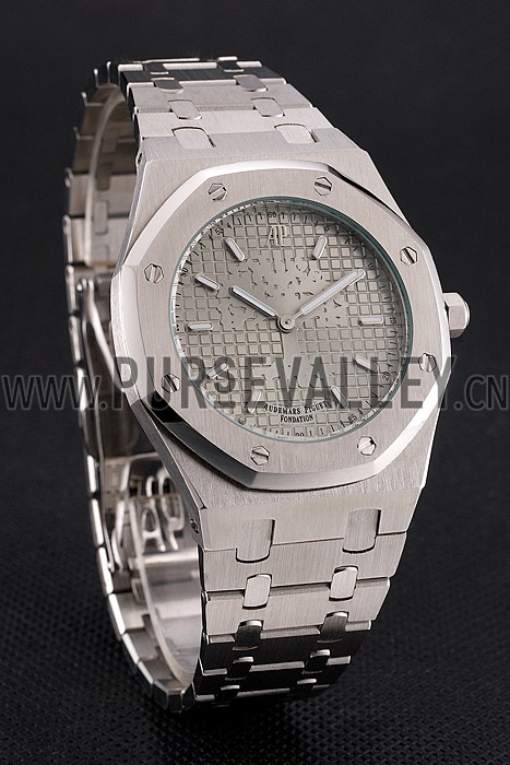 Audemars Piguet Royal Oak Fondation Gray Dial Stainless Steel Case And Bracelet