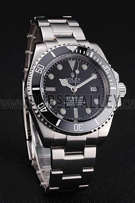 Rolex Sea Dweller Black Dial Stainless Steel Case And Bracelet 622837
