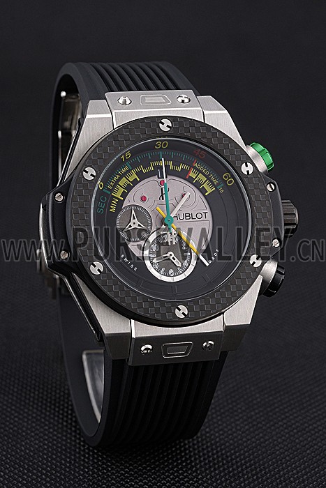 Hublot Big Bang Unico Bi-Retrograde Chrono King Stainless Steel Case Black Rubber Strap 622770