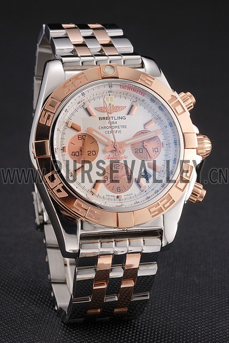 Swiss Breitling Certifie Stainless Steel Bezel White Dial 80288