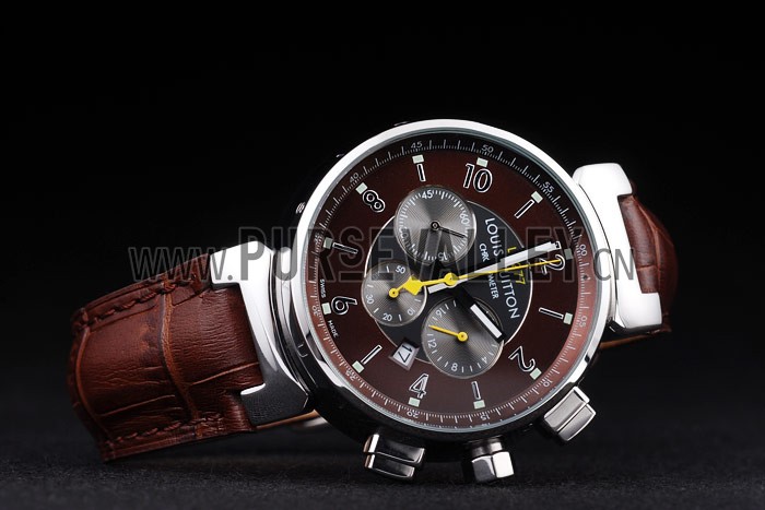 Louis Vuitton Tambour LV 277 Brwon Dial Watch