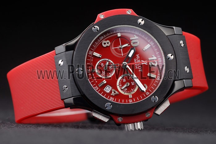 Hublot Big Bang Red Strap Red Dial Watch 98070